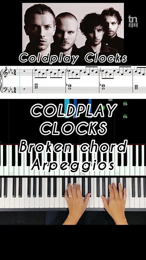 Learn How to Play Clocks by Coldplay on Piano