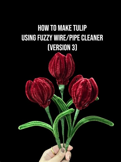 46K views · 469 reactions | How to make Tulip using Fuzzy Wire/Pipe Cleaner/Chenille Stem. Tulip Tutorial(version 3). #fyp #foryou #fypage #twistwire #fuzzywire #fuzzywireflowers #tulip #tuliptutorial #DIY #craft #crafters #tulippipecleaner #tutorial #tutorials #DIY #craft #crafts #crafter #fuzzywiretulips #pipecleanercrafts #fuzzywireflower #fuzzywirebouquet #fuzzywire #chenillestems #craftersgonnacraft #craftersofinstagram #craftersoffacebook | Wear Thaleia | Facebook