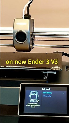 Ender 3 V3 Input Shaping Sound #3dprinter #crealityender3 #ender3 #ender #3dprint#ender3v3 #3d