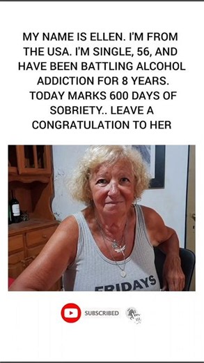 600 Days Sober: Ellen’s Incredible Journey 🕊️ #shorts #recovery