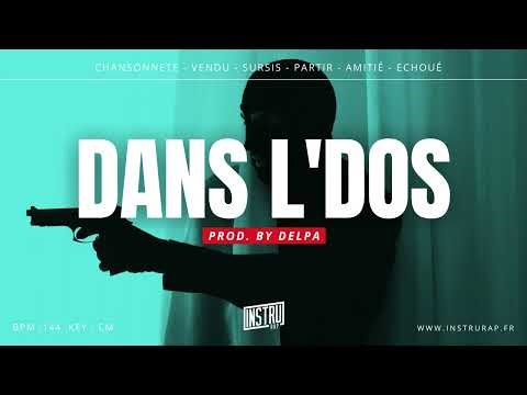 [FREE] Instru Drill Agressive / Vocal Rap Drill Beats "DANS L'DOS" / Instrumental Rap Dark