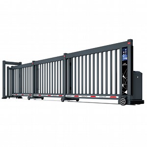 [Hot Item] Automatic Car Access Customized Strong Security Main Entry Sliding Telescopic Folding Gate