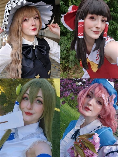 All the Touhou cosplays I did in 2025 💖 I hope 2026 will bring even more 2hu in my life!!! #touhoucosplay ##touhouproject #东方 #東方project #touhou