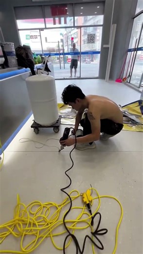 #Construction #process of grooving and welding wires for PVC plastic.