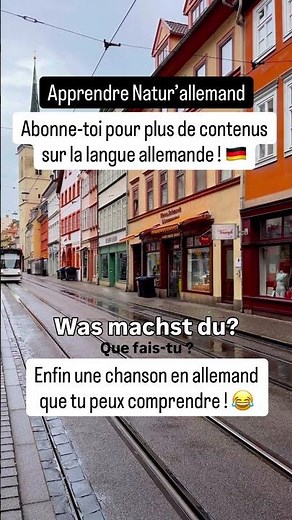 🇩🇪 Enfin une chanson en allemand que tu peux comprendre !