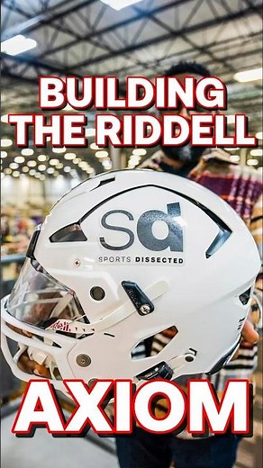 We took a trip to the @riddell sports HQ in Chicago to see how the Axiom Helmet is made🏈