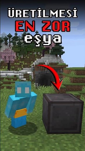 Minecraft’da Üretilmesi En Zor Eşya Hangisidir ? #minecraftshorts #minecraft #minecraftturkiye
