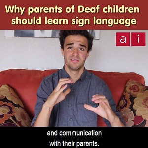 315K views · 790 reactions | Some parents don't use sign language with their Deaf children. Dominic LuVisi shares his experience growing up oral in the hope of changing that. #ASL (More: youtube.com/user/DominicLuVisiVlogs) | Ai-Media | Facebook
