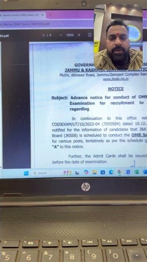 Jkssb Junior Assistant written or typing tests ??