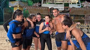 Exatlón México on Instagram: "¡Azulesss!  El equipo azul le dedica su victoria a Koke al ganar la primera batalla #PorLaSupervivencia.  ⁣"