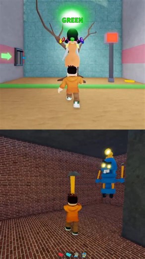 Roblox - EPIC SCHOOL ESCAPE VS SQUID GAME FAMILY PRISON JUMPSCARE #roblox #shorts