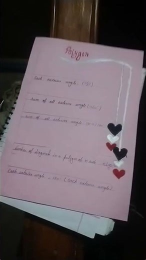 maths polygon formula border design