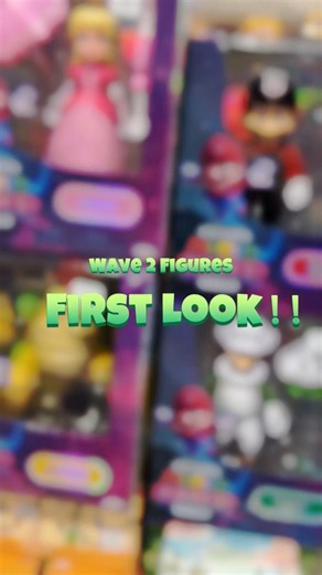 FIRST LOOK! 🚨 The Super Mario Galaxy Movie Wave 2 Premium Figures #shorts
