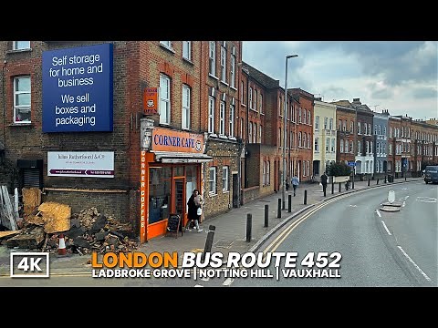 A Calm Spring Bus Ride Through West London | London Bus 452 Upper Deck POV in 4K HDR