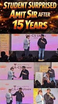 When a Student Met His Teacher After 15 Years… Heartwarming Moment! ❤️