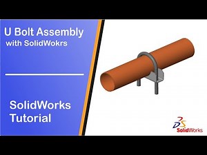 How to Create U-Bolt & Sheet Metal Bracket in SolidWorks