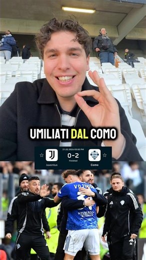 UMILIATI DAL COMO PER 90 MINUTI… #juventuscomo #seriea #juventus