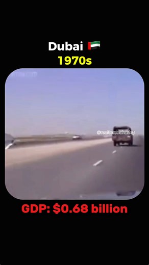 🤯 Dubai GDP: 1970 vs 2026 🇦🇪 From desert dreams to a global economy — this New Year will take Dubai even further. . #Realtoronaharley #dubai #uae #newyear #gdp | realtoronaharley