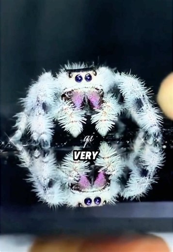 Is the Florida jumping spider dangerous or venomous? 🕷️#animals #foryou #science #fyp #spider