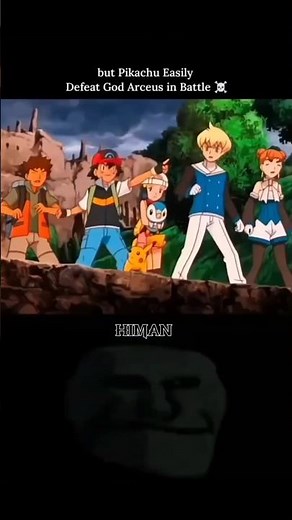 Ash Pikachu vs Arceus #viral #shorts #ytshorts #ashketchum #pikachu #power #arceus #pokemon