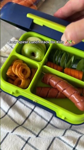 Easy and Fun Spiral Lunch Box Hack