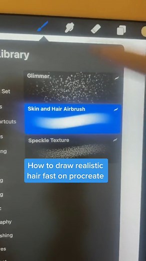 Procreate Hair Tutorial!! #howto #howtodraw #tutorial #viralreels #hair #art #artist #procreate #artist #procreate #digitalart | CrescentArts