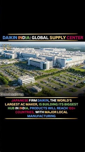 Daikin India: Global AC Supply Hub for 100+ Countries