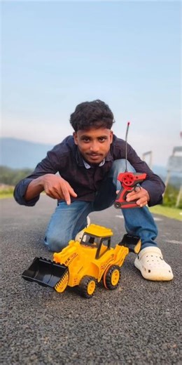 RC JCB Bulldozer 🚜 Real Road Testing | Powerful Toy in Action 🔥