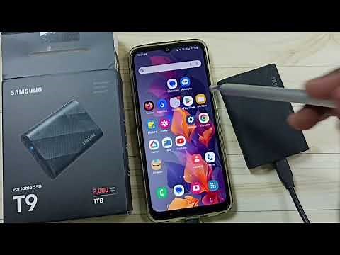 How to Connect Samsung T9 Portable SSD to Samsung Galaxy Phone and Transfer Files Video and Images