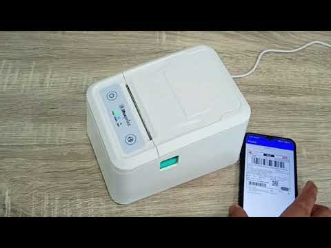 Print Resi Shopee dari HP pakai Bluetooth | Printer Label Blueprint ECO 80BT