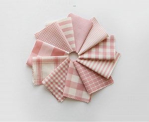 Pink Cotton Fabric, Pink Checker, Pink Stripe, Solid Pink Cotton Fabric, Quality Korean Fabric by the Yard /04522 - Etsy