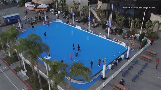 Outdoor roller-skating rink re-opens in downtown San Diego