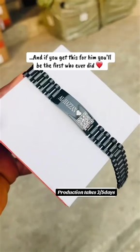 This barcode bracelet unlocks a hidden birthday message, photos, and videos when scanned. A gift that holds memories, not just jewelry. Imagine giving someone a bracelet that lets them relive your special moments anytime. ❤️ Price: N20,000 Perfect for birthdays, anniversaries, and romantic surprises. Would you gift this to someone you love? 👀 📩 DM us to create your personalized barcode bracelet. #barcodebracelet #customjewelry #personalizedgift #giftideas #anniversarygift