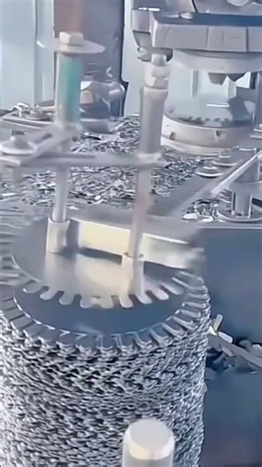 This is the process of making a cutting edge by a worker using an advanced machine in a factory