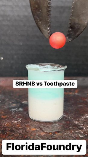 118K views · 1.4K reactions | SRHNB vs Toothpaste #Satisfying #Experiments #Science #ASMR #Toothpaste #HotBall #RedHot #srhnb | Florida Foundry | Facebook