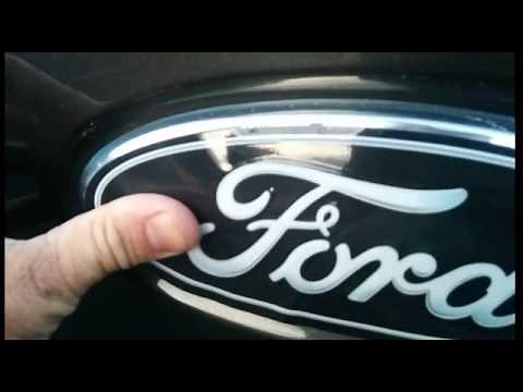 Ford Emblem Overlay installation instructions