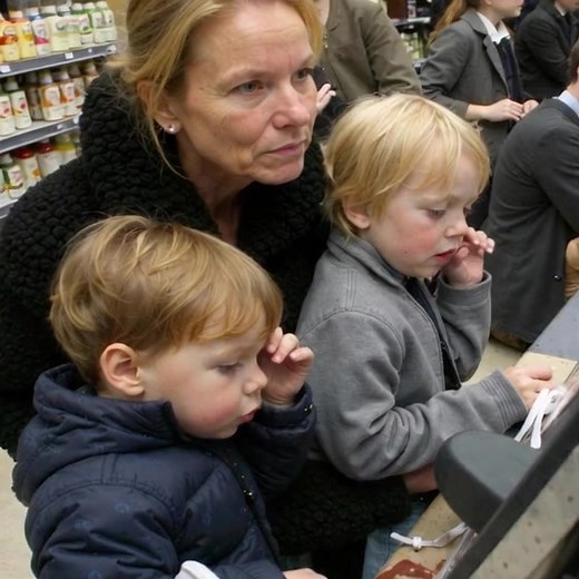 I paid for a stranger’s apples… and three days later a cop walked into my job asking for me. I’m 43 and I work the morning shift at a tiny neighborhood grocery store. If you’ve ever been in one on a Saturday, you know the vibe: toddlers melting down, parents running on fumes, everyone impatient because they’ve got a million places to be. That morning was no different. A woman about my age stepped into my lane with two little kids glued to her coat. The younger one was rubbing his sleepy eyes, an