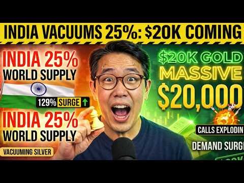 "India Buys 25% of Global Silver – Imports Skyrocket 129% & $20K Gold Calls Explained