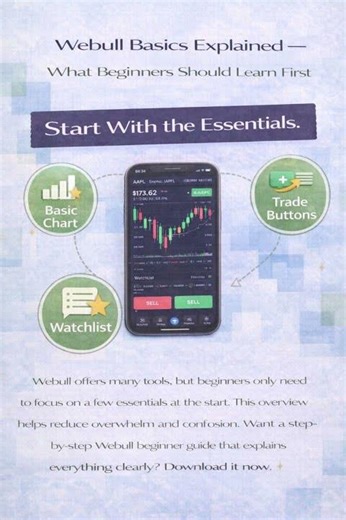Webull Basics Explained — What Beginners Should Learn First