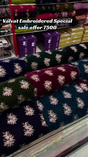 Exclusive Velvet Embroidered Shawls Sale at Kashmir Mall