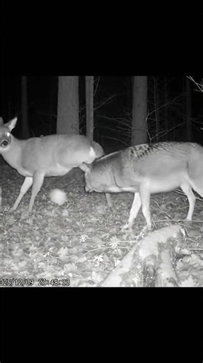 Incredible Moment: Wolf Helps a Deer Escape to Safety