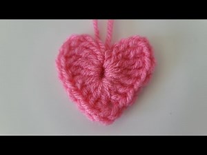How to Crochet a HEART - ABSOLUTE BEGINNERS - Step By Step - Slow - Beginner Friendly