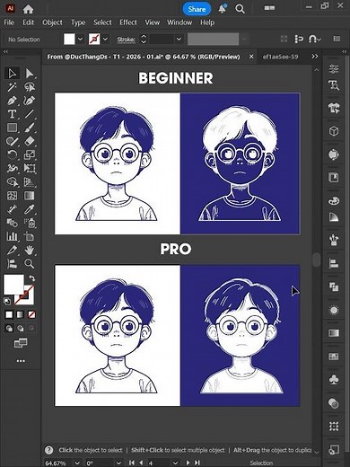 Adobe Illustrator 2026 Tips - How to place a logo on a background of the same color #ducthangds