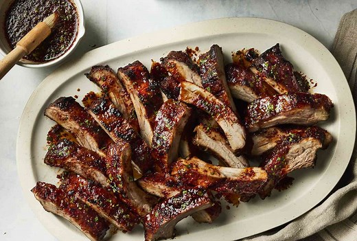 Honey-Glazed Baby Back Ribs with Whiskey Marinade