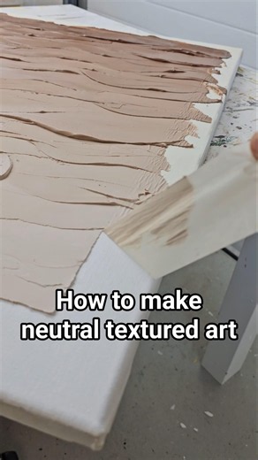 Simple & neutral textured art tutorial 🎨