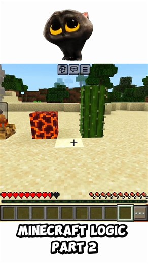Only Minecraft Has This Logic… 😂⛏️ #short #shorts #minecraft