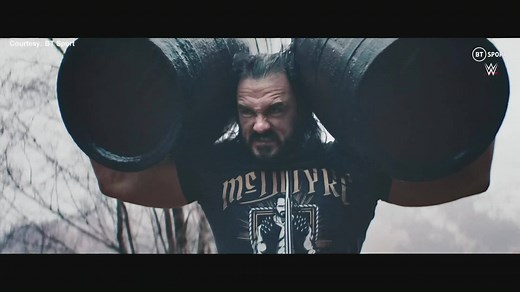 Drew McIntyre trains in the Scottish Highlands for his WWE Championship showdown with Brock Lesnar at WWE WrestleMania, courtesy of BT Sport. | WWE