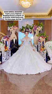 11K views · 70 reactions | DUAN BRIDAL DESIGNER Triple Luxury Highend Wedding Gowns Longtail. 23 to 28 Size. 4200 Pesos only. Pm here page. No Cod #fypシviralシ2025 #fypシ゚viralシ #fypシ゚viralシfypシ゚viralシalシ #fypreelsシ゚viralシ #fypviralシ #debut #fypシ゚viralシfypシ゚viralシalシ #fypreelsシ゚viralシ #fypviralシ #fypageシ #reelsfacebook #wedding | Glamorosa Gowns | Facebook