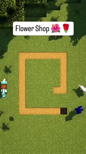 😂 on Instagram: "Whimsical Minecraft Flower Shop With Enchanting Garden Vibes. . . . . . . . . .#fyp #minecraft #minecrafttutorial #minecraftbuilds #short"