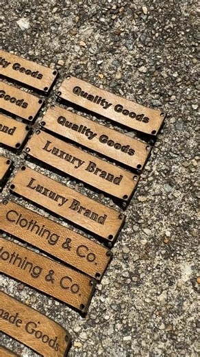 Customized 2 X 0.50 in Genuine Leather Product Tags, SEW-ON Personalized Tags for Knitting and Crochet, Rivets Cute Labels Handmade Items - Etsy